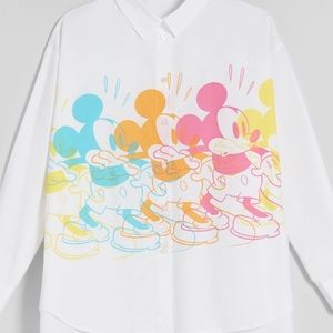 Mickey Mouse Button Down